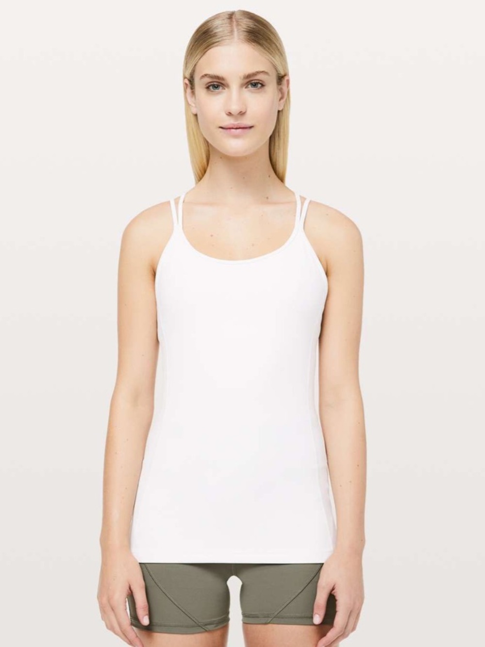 lululemon Free to Be Tank Nulu Racerback Tank Top - White Strappy 4